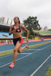 <p>Andressa Fidelis correrá os 100m rasos</p>