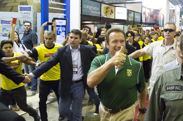 Arnold Schwarzenegger no Brasil 