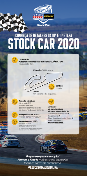 Infográfico para uso livre editorial (FRAS-LE & FREMAX Motorsport)