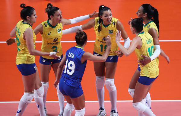 Seleção feminina do Brasil (Divulgação/CBV)