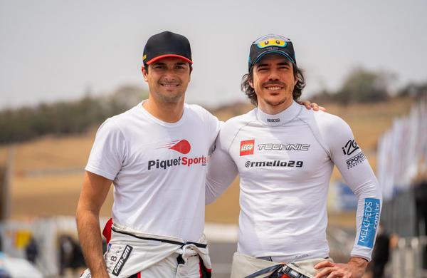 Rodrigo Mello e Nelsinho Piquet