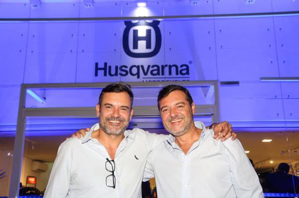 Irmãos Maurício (esq.) e Raul Fernandes comandam a Husqvarna no Brasil (Renato Durães)