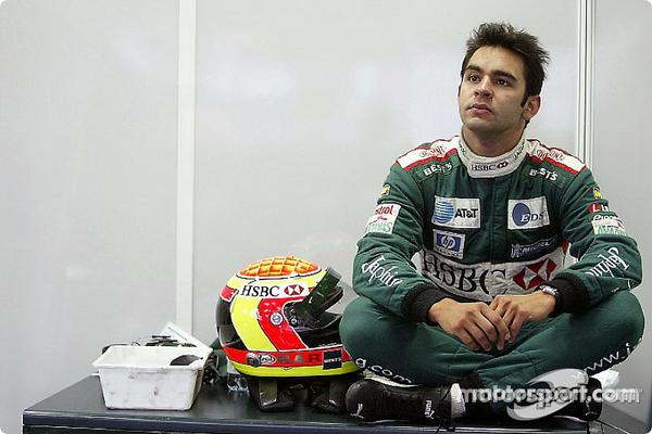 Piloto Antonio Pizzonia durante a sua participação na Fórmula 1 (Arquivo Pessoal)