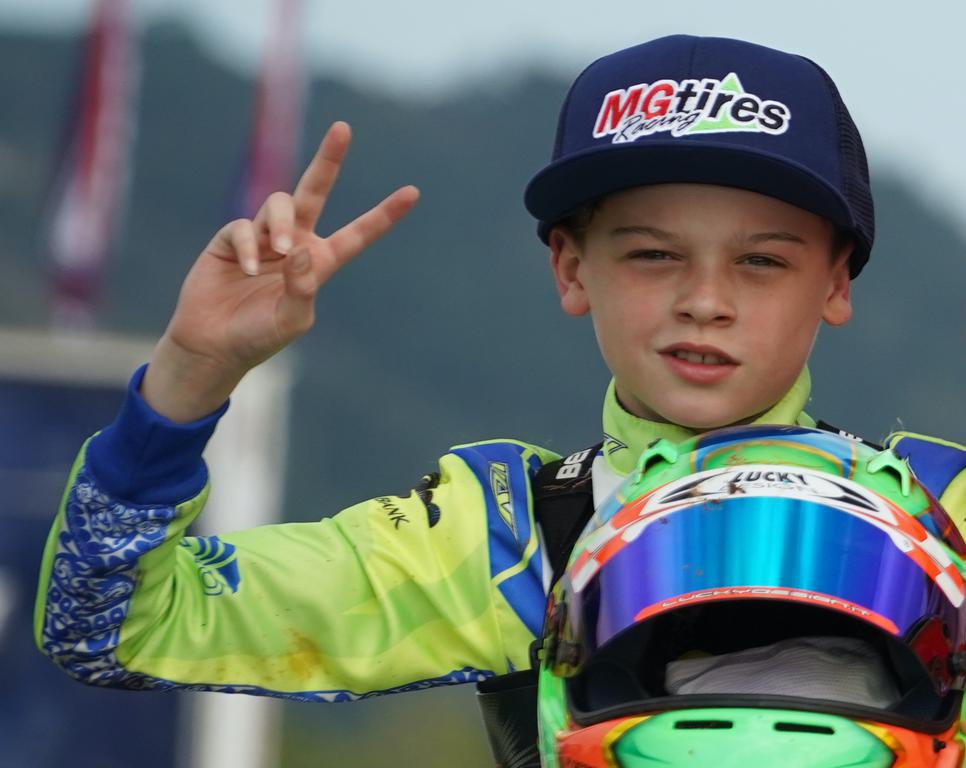 Gustavo Bonk é o campeão da Jr Menor na Copa Brasil de Kart