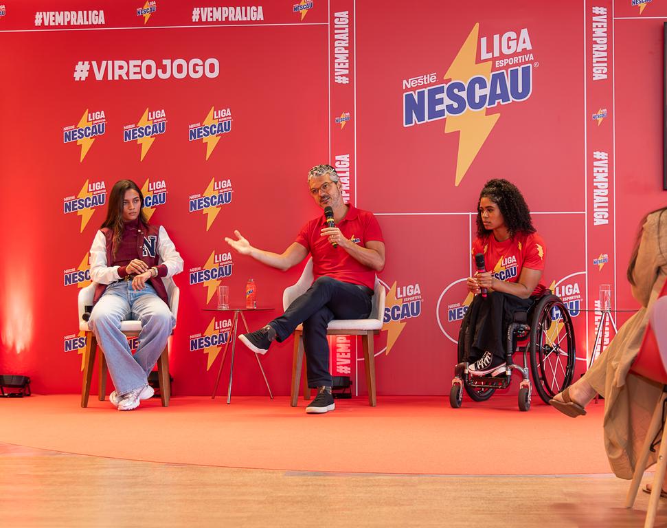Rayssa Leal, Claudio Vicentini e Raíssa Machado